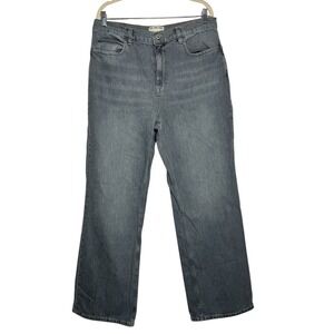 We The Free Gray Straight Leg Jeans